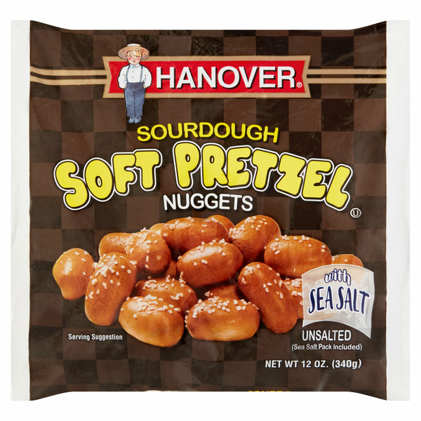 Chips & Pretzels Hanover Sourdough With Sea Salt Soft Pretzel Nuggets hero