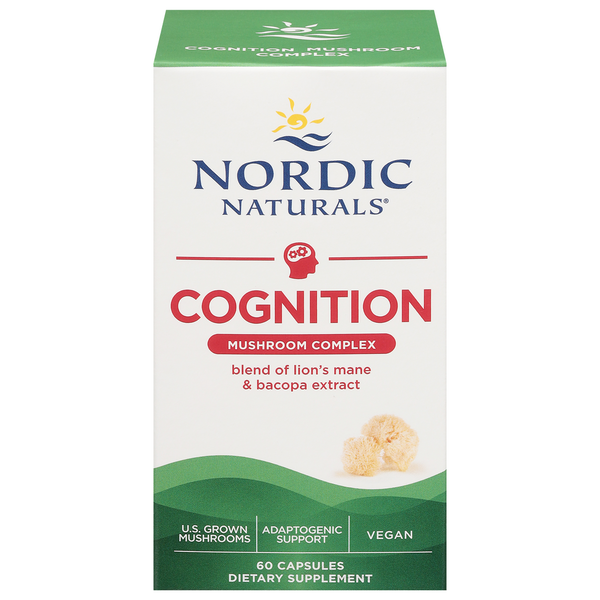 Nordic Naturals Mushroom Complex, Cognition, Capsules hero