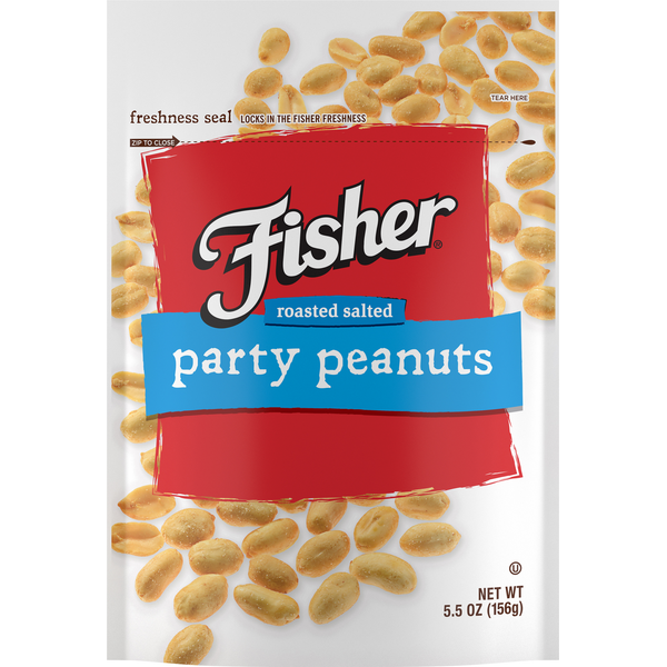 Nuts, Seeds & Dried Fruit Fisher Party Peanuts, Roasted Salted hero