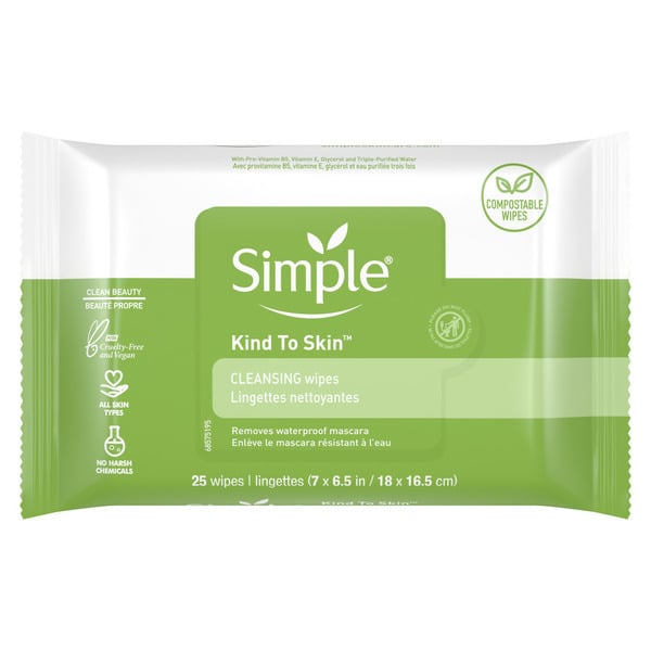 Facial Care Simple Facial Wipes Cleansing hero