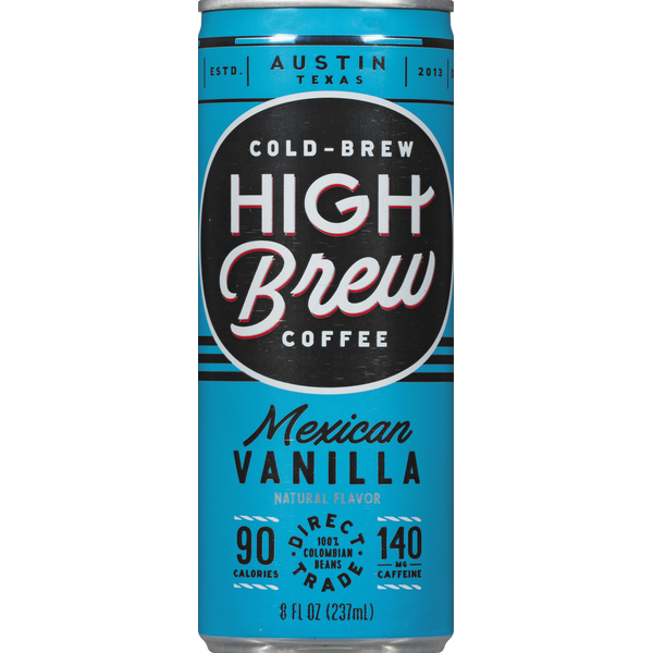 Coffee High Brew Cold-Brew Coffee Mexican Vanilla hero