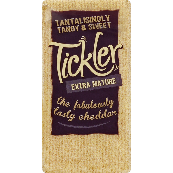 Specialty Cheeses Tickler Cheese, Cheddar, Extra Mature hero