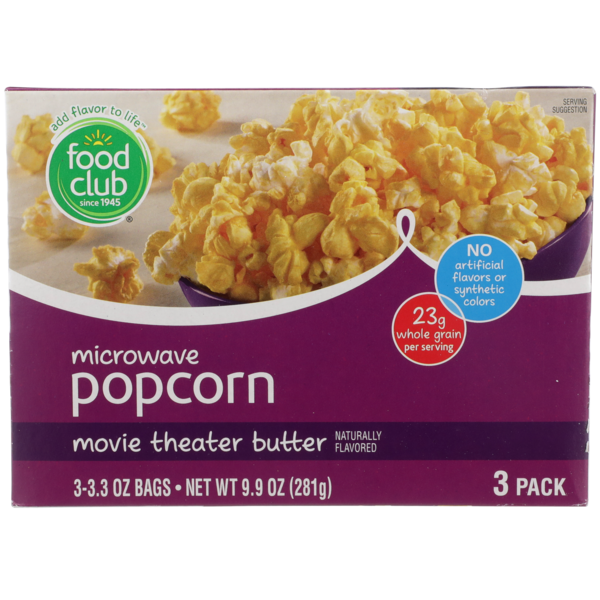 Popcorn & Jerky Food Club Movie Theater Butter Microwave Popcorn hero