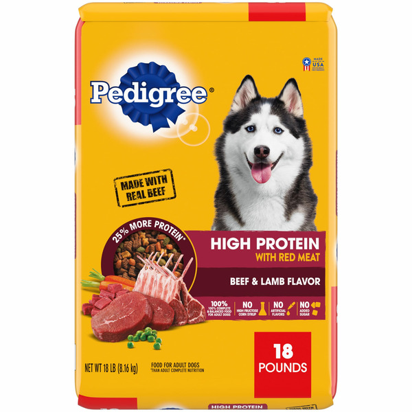 Petco Pedigree High Protein Adult Dry Dog Food Beef and Lamb Same