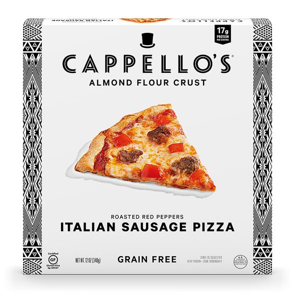 Frozen Pizza Cappello's Italian Sausage with Roasted Red Pepper Pizza hero