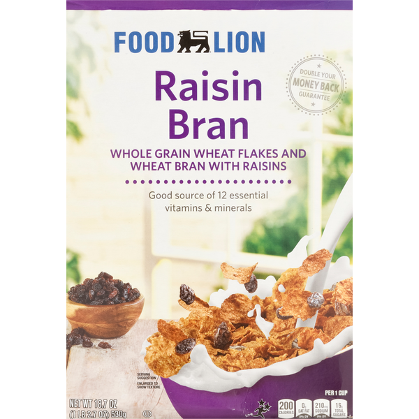 Cereal Food Lion Raisin Bran Cereal hero