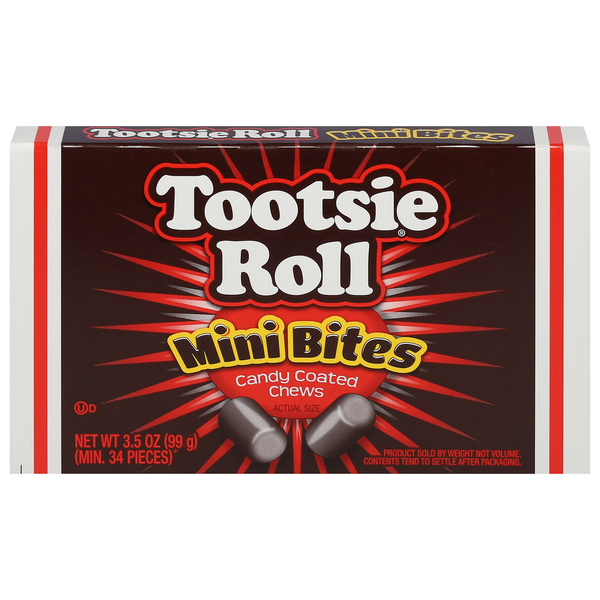 Candy & Chocolate Tootsie Roll Candy Coated Chews, Mini Bites hero