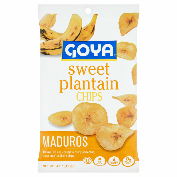 Latino Foods Goya Sweet Plantain Maduros Chips hero