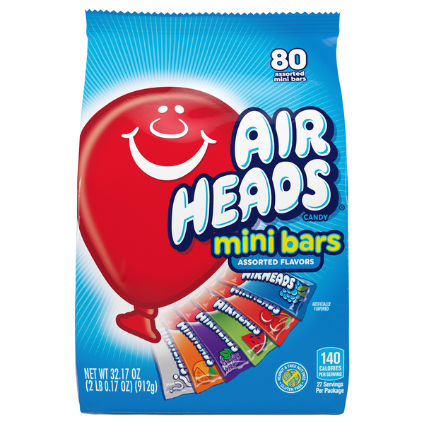 Candy & Chocolate AirHeads Candy, Assorted Flavors, Mini Bars hero