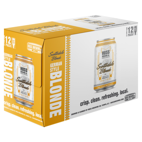 Beers & Coolers Huss Brewing Company Scottsdale Blonde, German Style Kolsch, 4.7% ABV hero