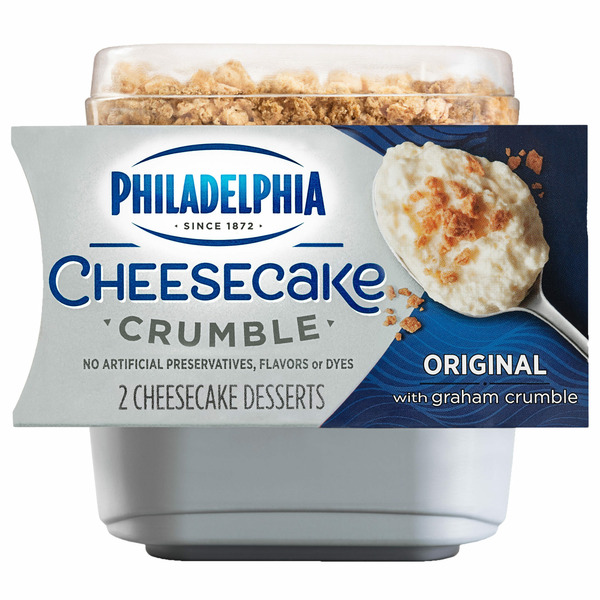 Philadelphia Original Cheesecake Desserts with Graham Crumble hero