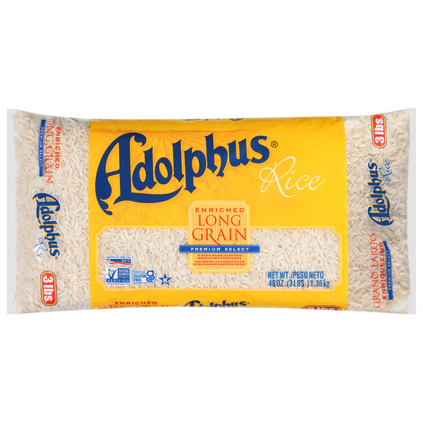 Grains, Rice & Dried Goods Adolphus Rice, Enriched, Long Grain hero