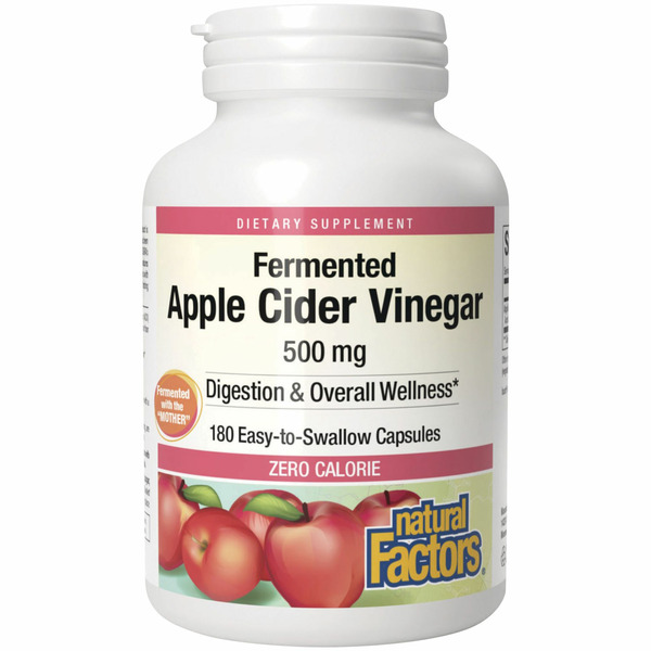 Apple Cider Vinegar Natural Factors Fermented Apple Cider Vinegar hero