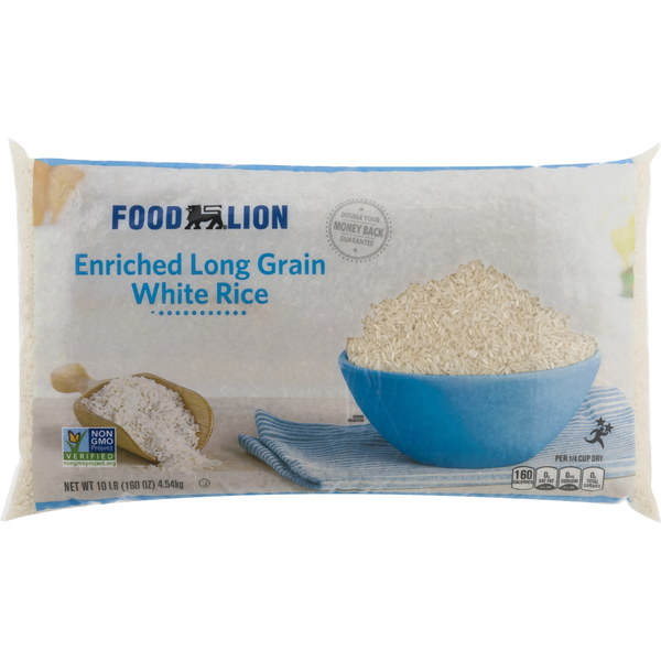 Grains, Rice & Dried Goods Food Lion White Rice, Enriched Long Grain hero