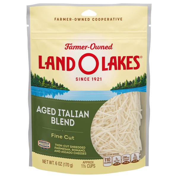 Bread Land O Lakes Cheese, Italian Blend, Aged, Fine Cut hero