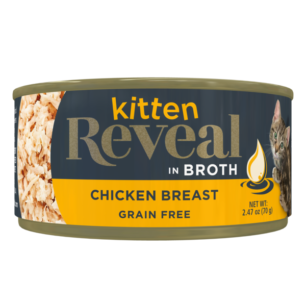 Reveal Natural Wet Kitten Food, Chicken Breast in Broth hero