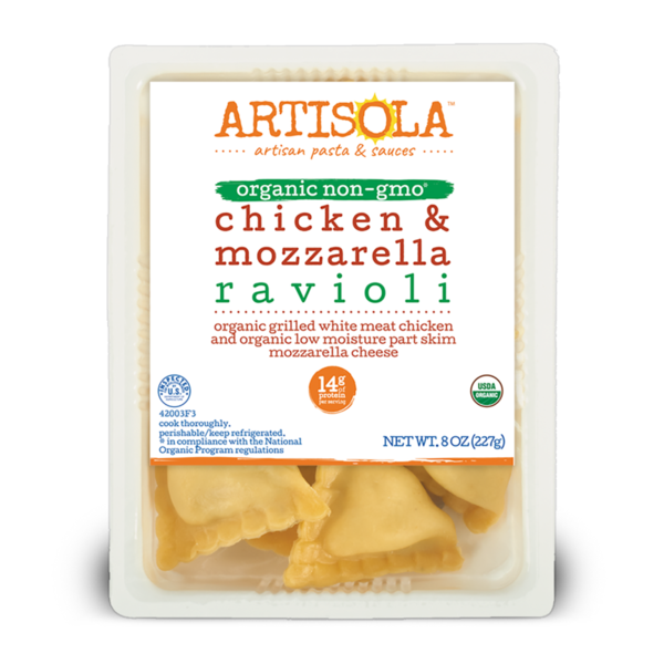 Fresh Pasta ARTISOLA All white meat grilled chicken with a gourmet blend of cheeses. hero