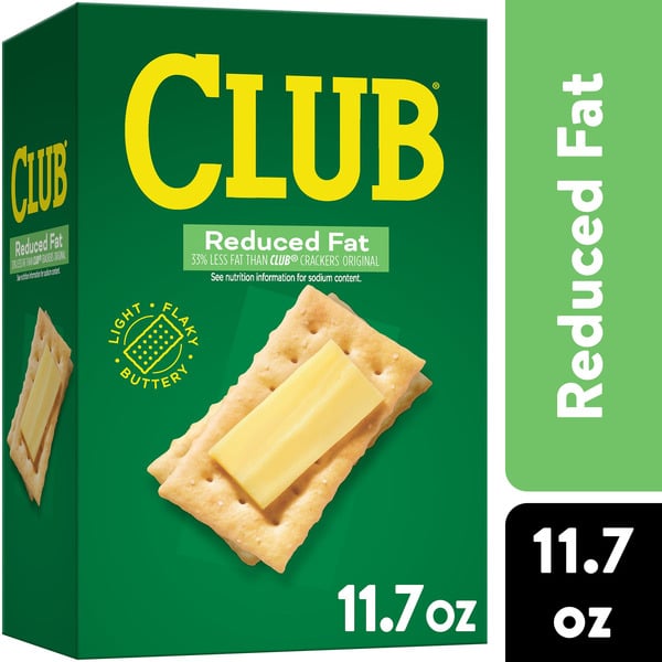 Crackers Club Crackers, Lunch Snacks, Snack Crackers, Reduced Fat hero