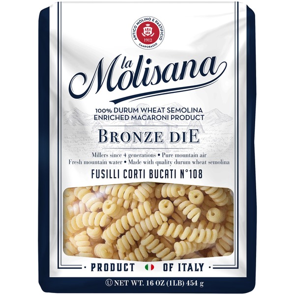 Instant Foods La Molisana Fusilli Corti Bucati, 108 hero