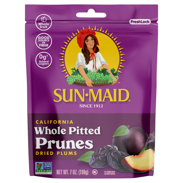 Nuts, Seeds & Dried Fruit Sun-Maid California Whole Pitted Prune - Fresh-Lock® Zipper Stand-Up Bag hero