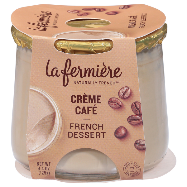 Refrigerated Pudding & Desserts La Fermière French Dessert, Creme Cafe hero