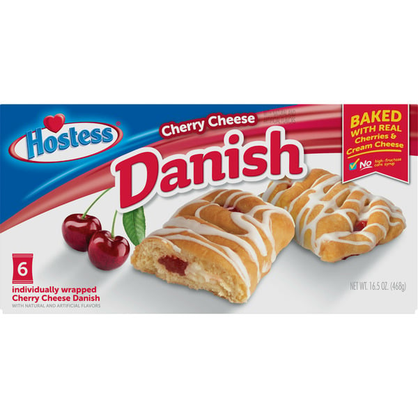 Specialty Cheeses Hostess Cherry Cheese Round Danish hero