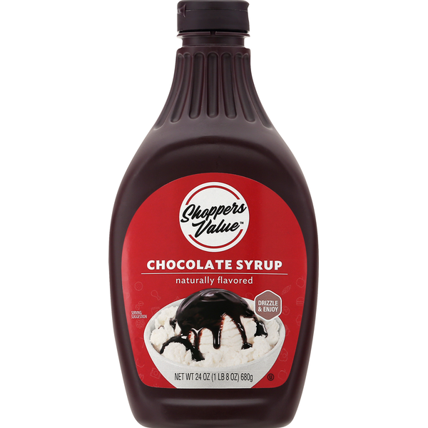 Honeys, Syrups & Nectars Shoppers Value Syrup, Chocolate hero