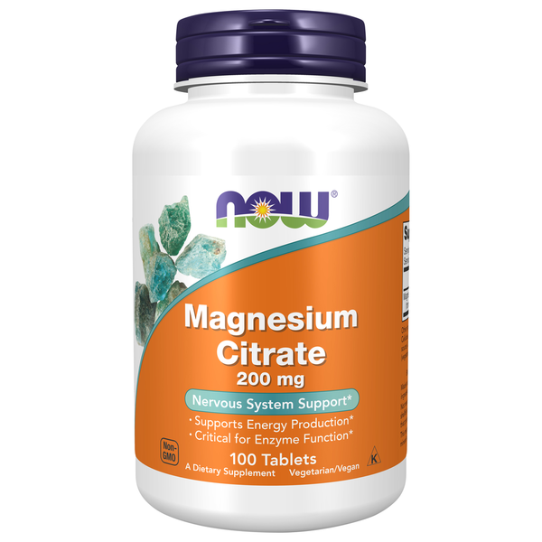 Vitamins & Supplements NOW Magnesium Citrate 200 mg hero