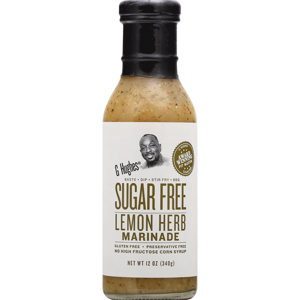 Marinades & Meat Preparation G Hughes Marinade, Sugar Free, Lemon Herb hero