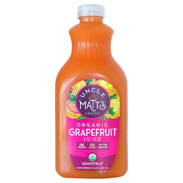 Refrigerated Miscellaneous Uncle Matt's Organic Grapefruit Juice hero