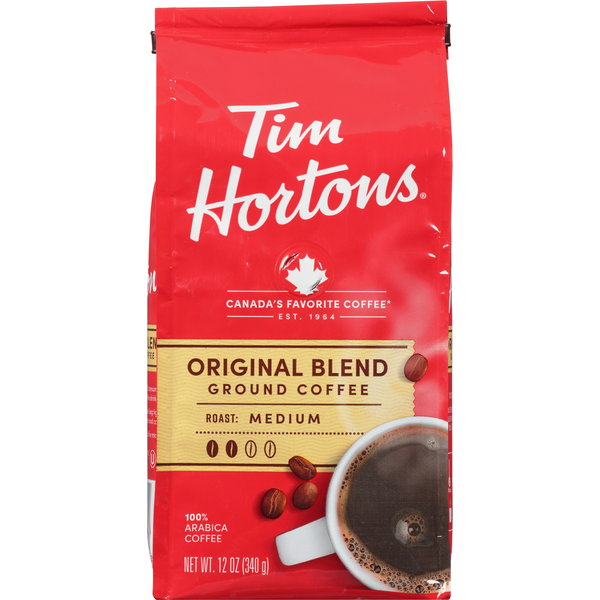 Coffee Tim Hortons Coffee, Ground, Medium Roast, Original Blend hero