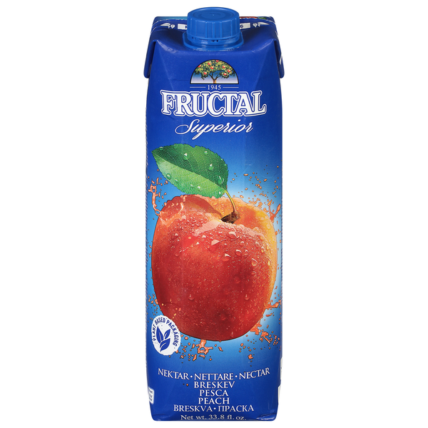 Juice & Nectars Fructal Nectar, Peach, Superior hero