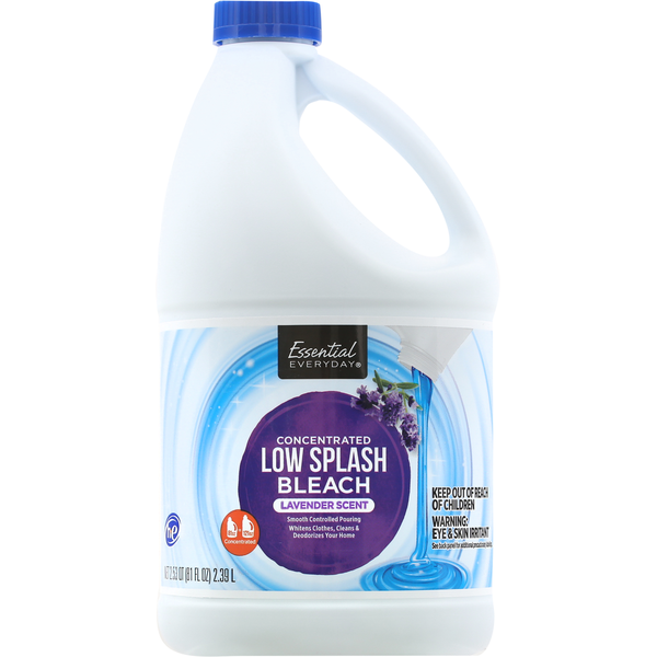 Laundry Essential Everyday Bleach, Low Splash, Concentrated, Lavender Scent hero