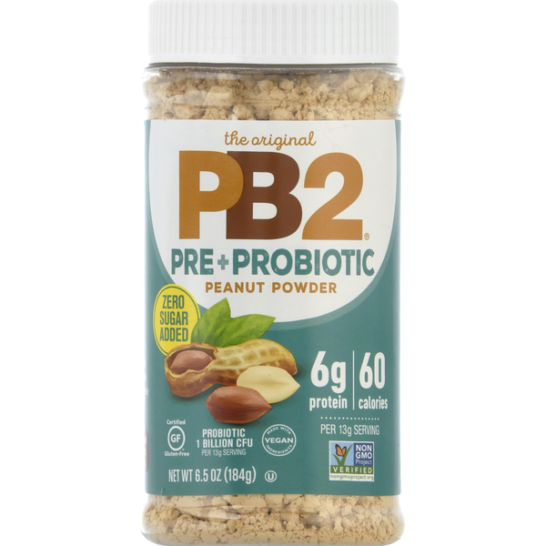 Protein & Meal Replacements PB2 Peanut Powder, Pre + Probiotic hero