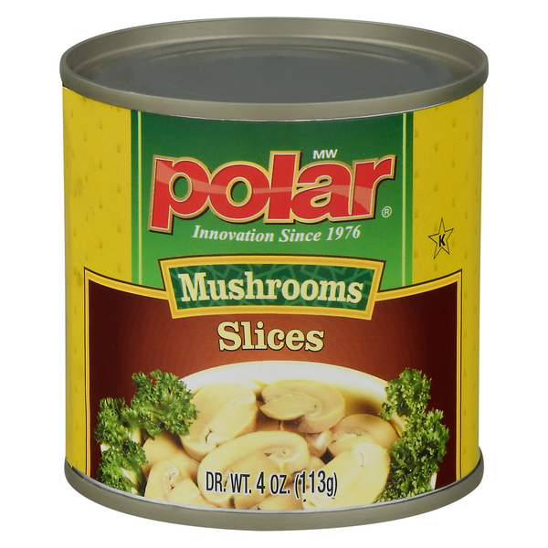 Canned & Jarred Vegetables MW Polar Mushrooms, Slices hero