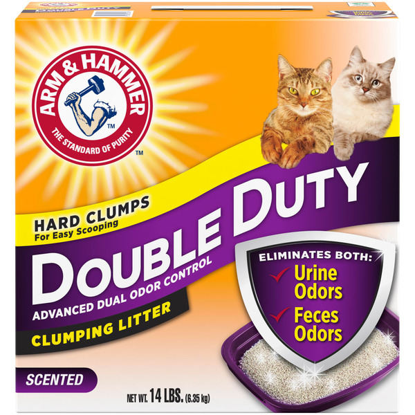 Cat Food & Care Arm & Hammer Double Duty Dual Advanced Odor Control Scented Clumping Cat Litter hero