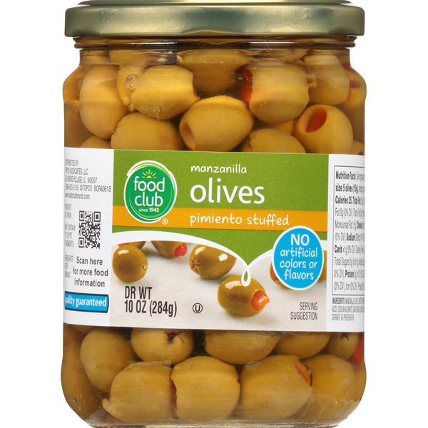 Pickled Goods & Olives Food Club Olives, Manzanilla, Pimiento Stuffed hero