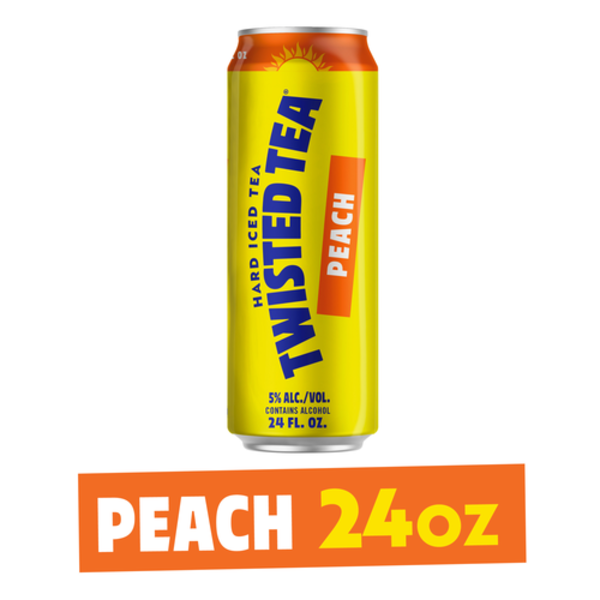 Twisted Tea Peach Hard Iced Tea hero