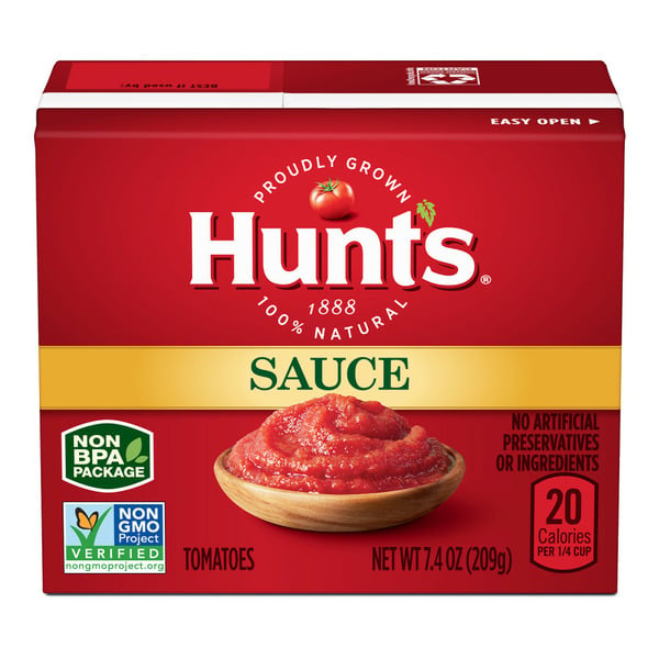 Canned & Jarred Vegetables Hunt's Tomato Sauce Carton hero