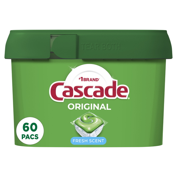 Dish Detergents Cascade ActionPacs, Dishwasher Detergent, Fresh Scent hero