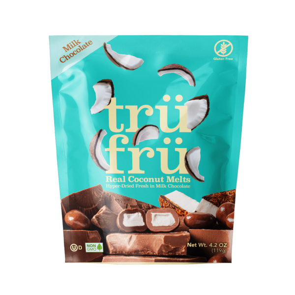 Candy, Chocolate & Gum Tru Fru Real Coconut Melts Hyper-Dried Fresh in Milk Chocolate hero