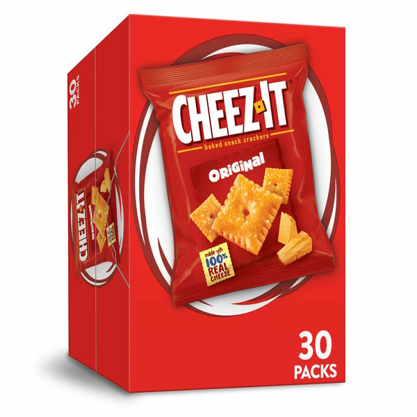 Crackers Cheez-It Cheese Crackers, Baked Snack Crackers, Lunch Snacks, Original hero