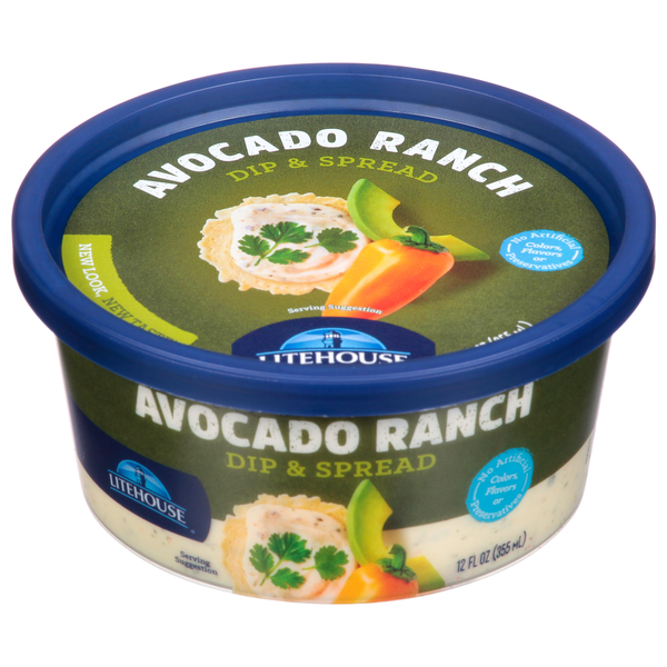 Fresh Dips & Tapenades Litehouse Dip & Spread, Avocado Ranch hero