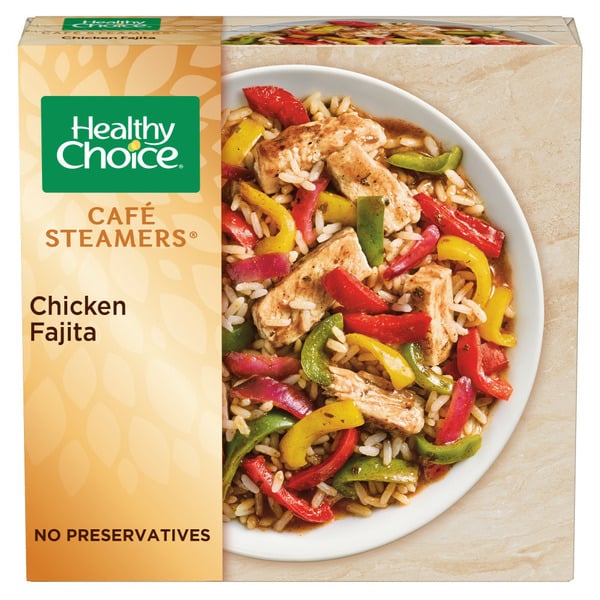 Frozen Meals Healthy Choice Café Steamers Fajita Chicken Frozen Meal hero