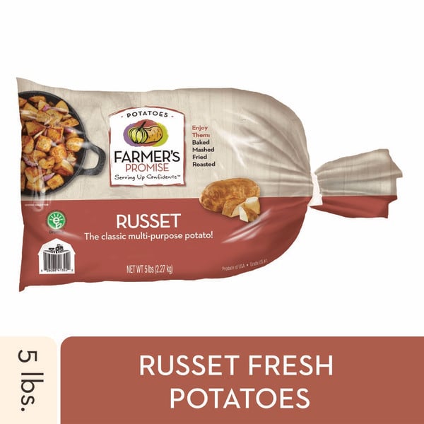 Fresh Vegetables Farmer's Promise Russet Potatoes hero