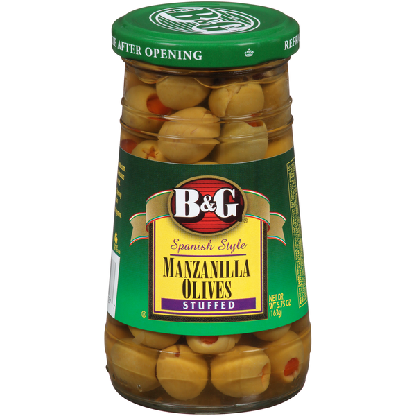 Pickled Goods & Olives B&G Spanish Style Manzanilla Stuffed Olives hero