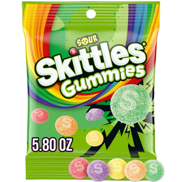 Fruity Skittles Sour Gummies Chewy Candy Assortment hero