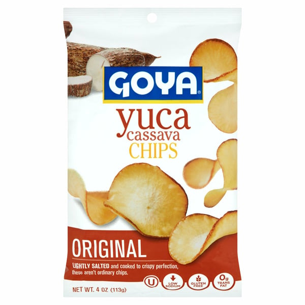 Latino Foods Goya Original Yuca Cassava Chips hero