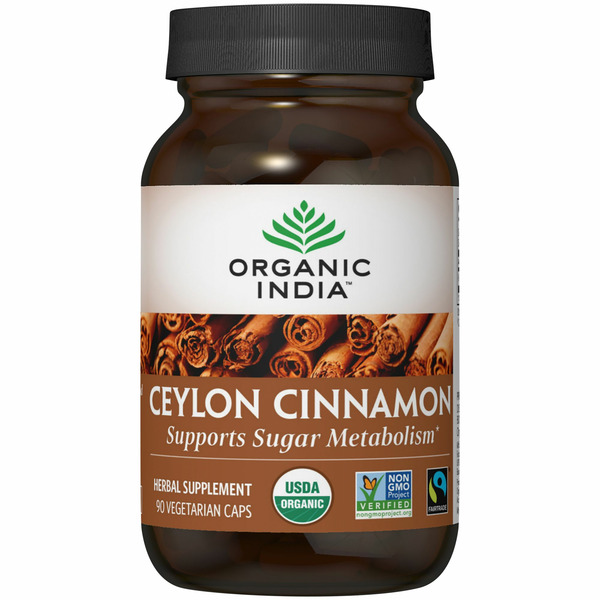 Other Supplements ORGANIC INDIA Ceylon Cinnamon, Vegetarian Caps hero