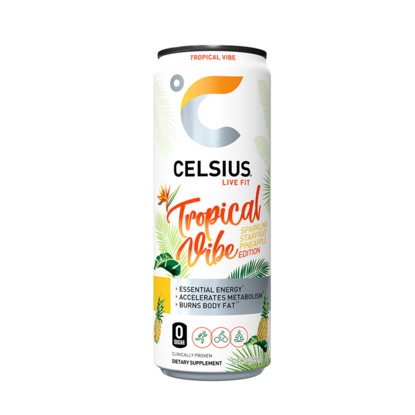 Celsius Sparkling Tropical Vibe hero